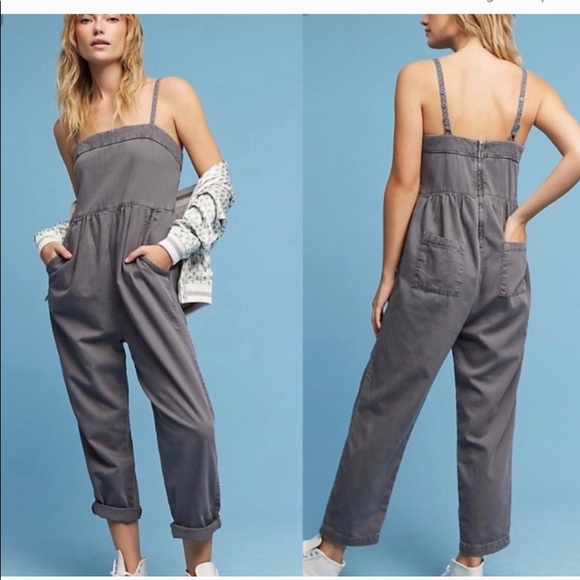 Anthropologie Pants - Grey Anthropologie Jumpsuit XL